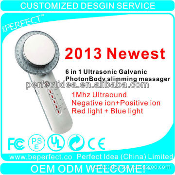2013 Newest Alibaba Express 6 in 1 Supersonic beauty device with gloves